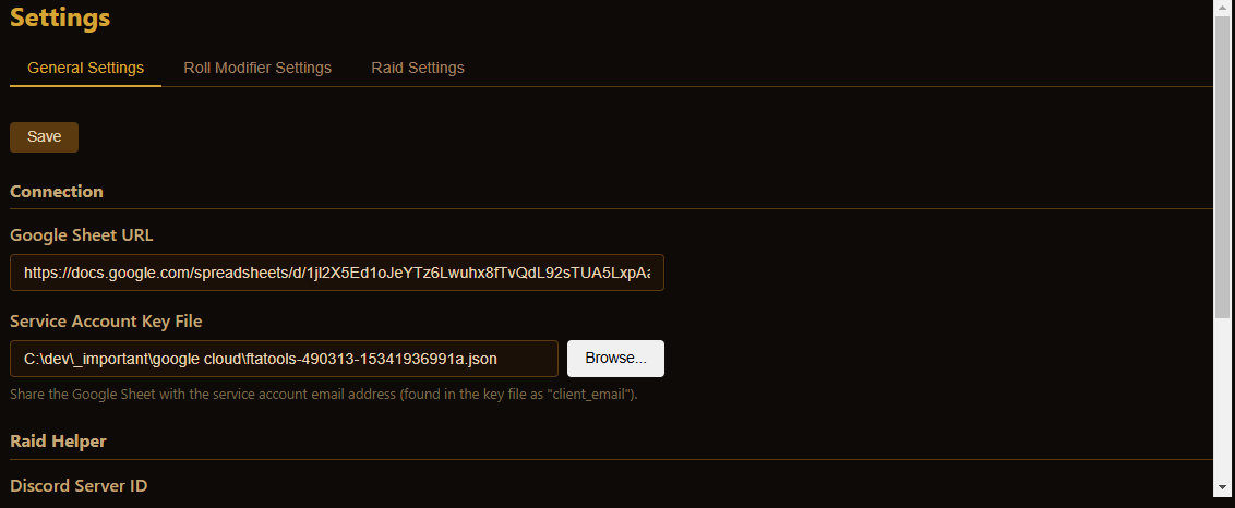 FTA Raid Tools - User Guide